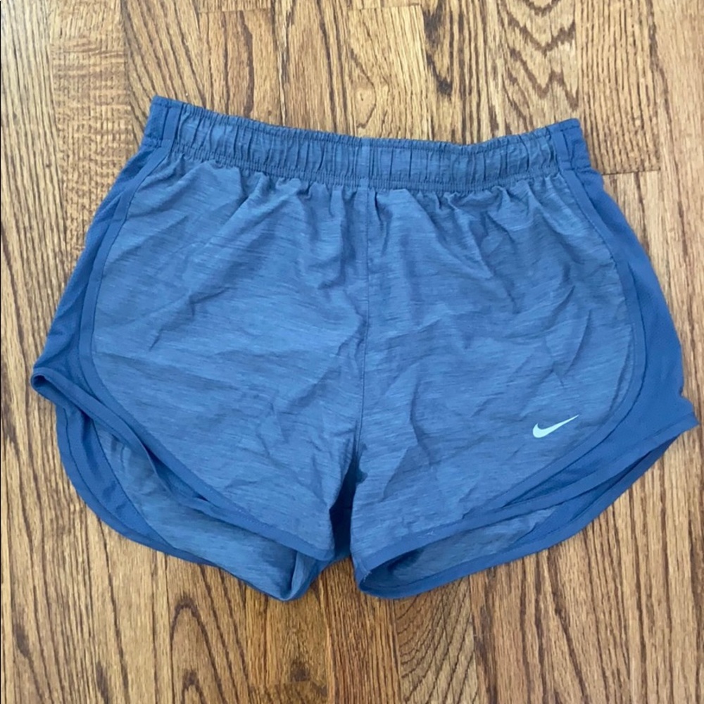 blue heather nike shorts